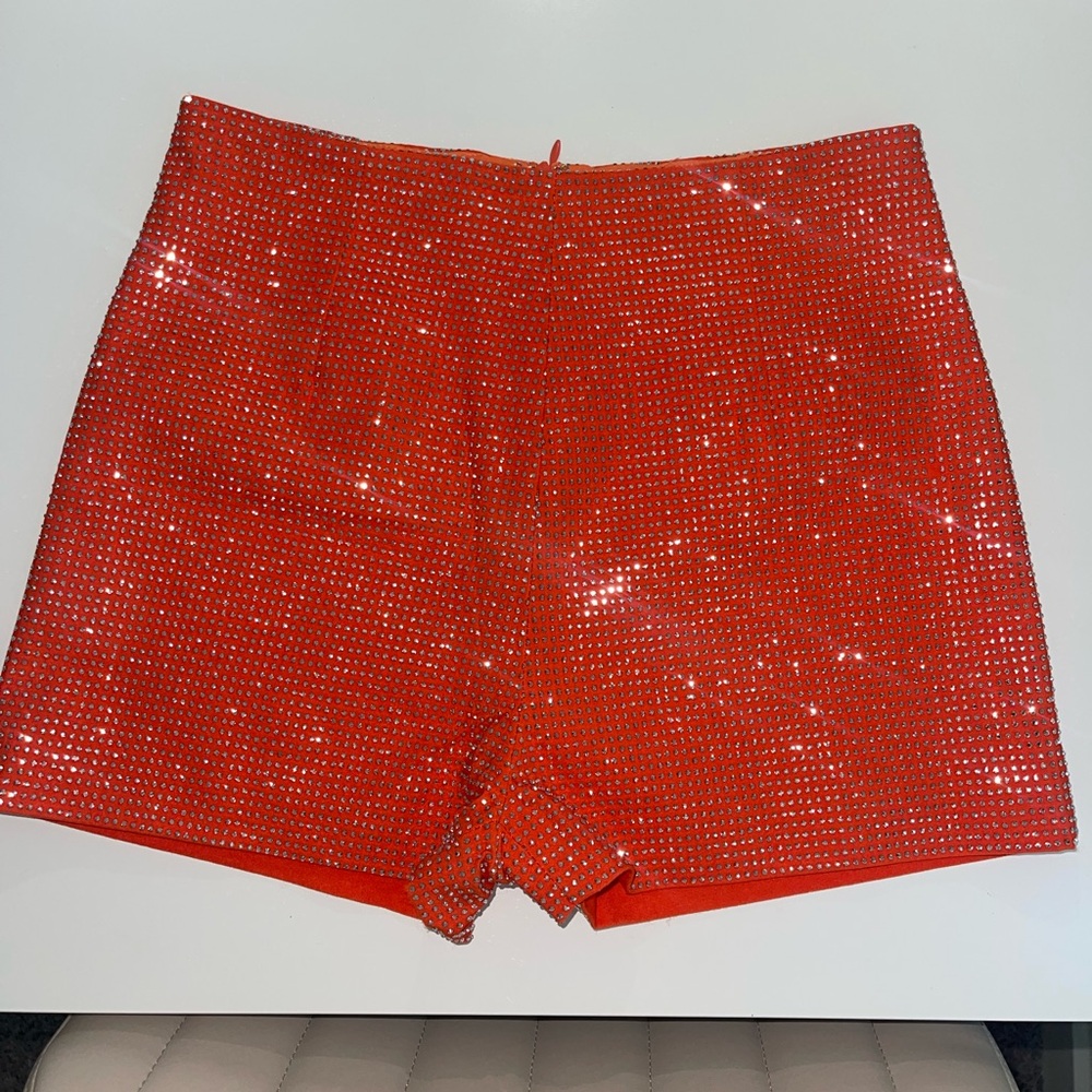 Diamond Orange Women's Shorts